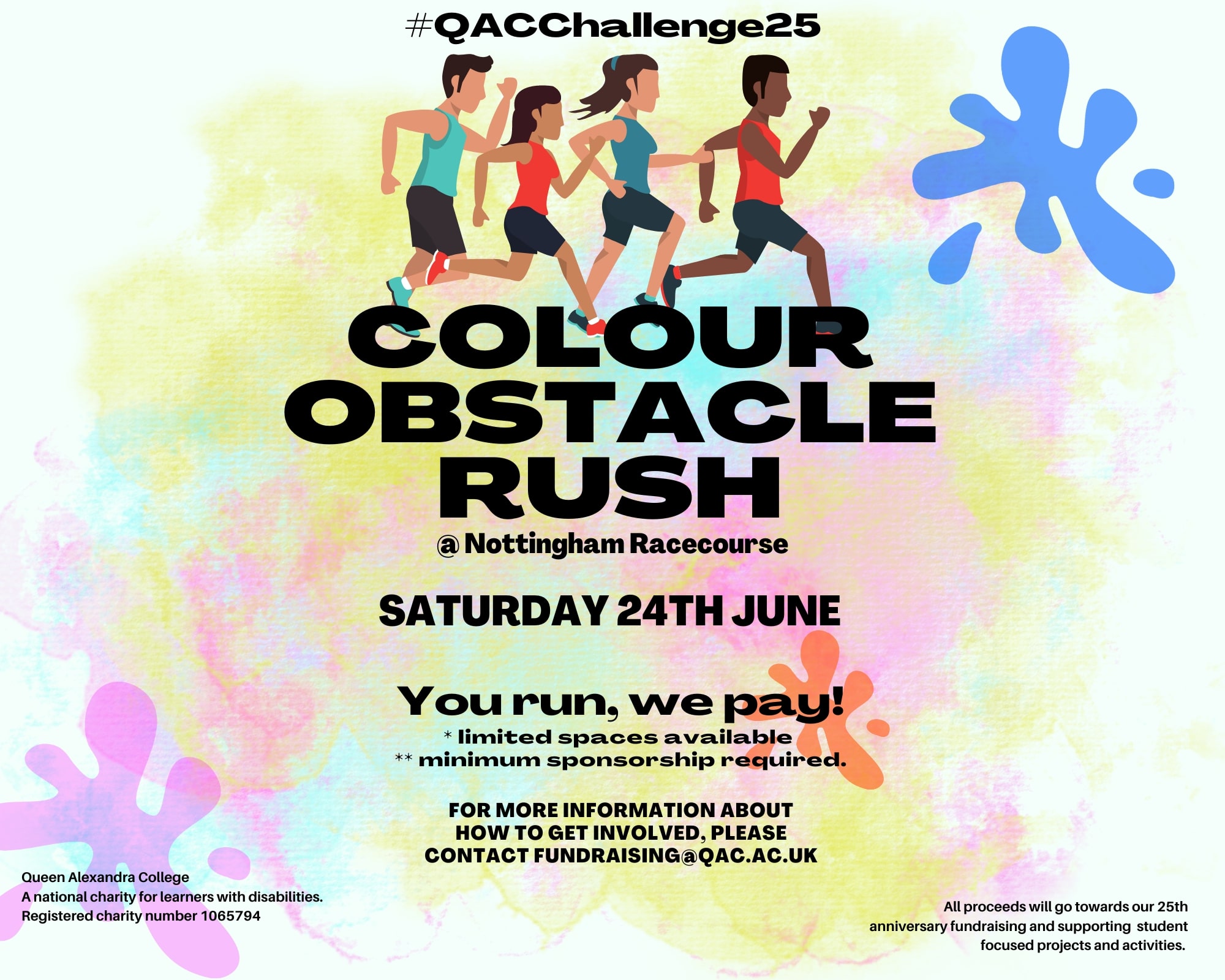 Colour run poster 