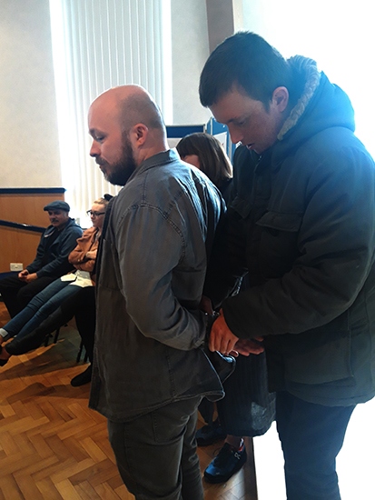The "guilty" suspect caught and arrested The "guilty" suspect caught and arrested
