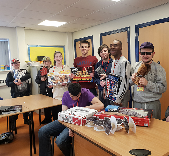 Star Wars Club with items funded by Dragon's Den Star Wars Club with items funded by Dragon's Den