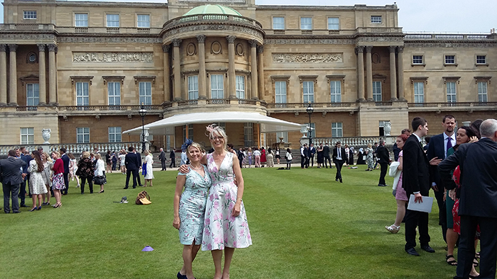 Debbie and Mel during their visit to the DofE Gold Awards Debbie and Mel during their visit to the DofE Gold Awards