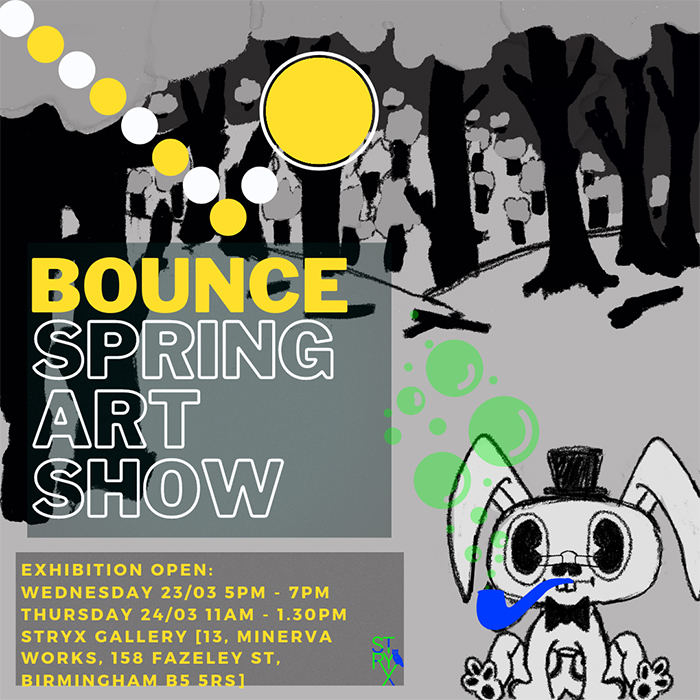 "Bounce" spring art show event cover image