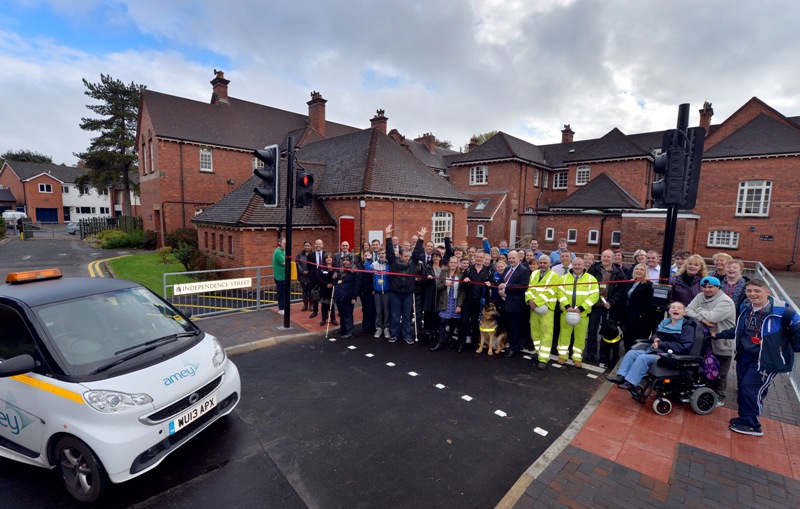 ‘Independence Street’ opening ceremony 