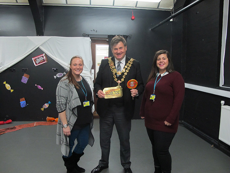 Lord Mayor with 2 PFL tutors