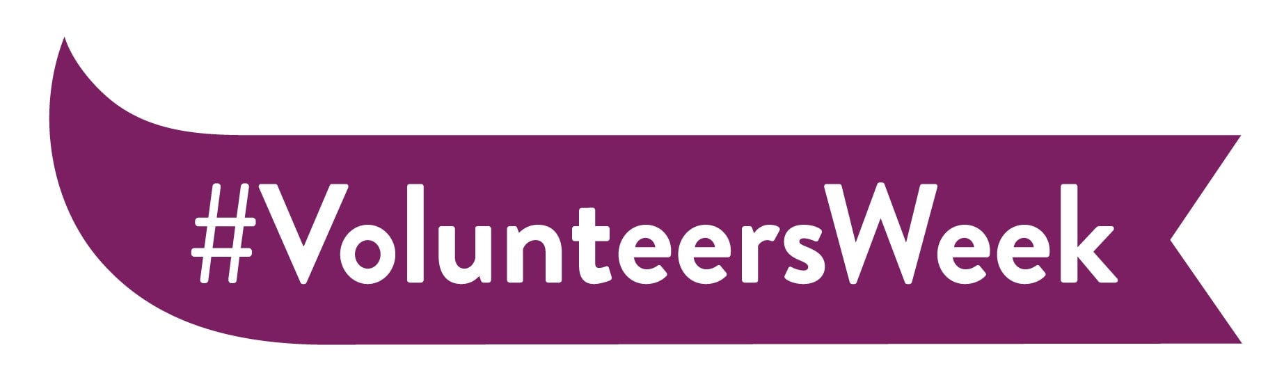 Volunteers Week logo in purple