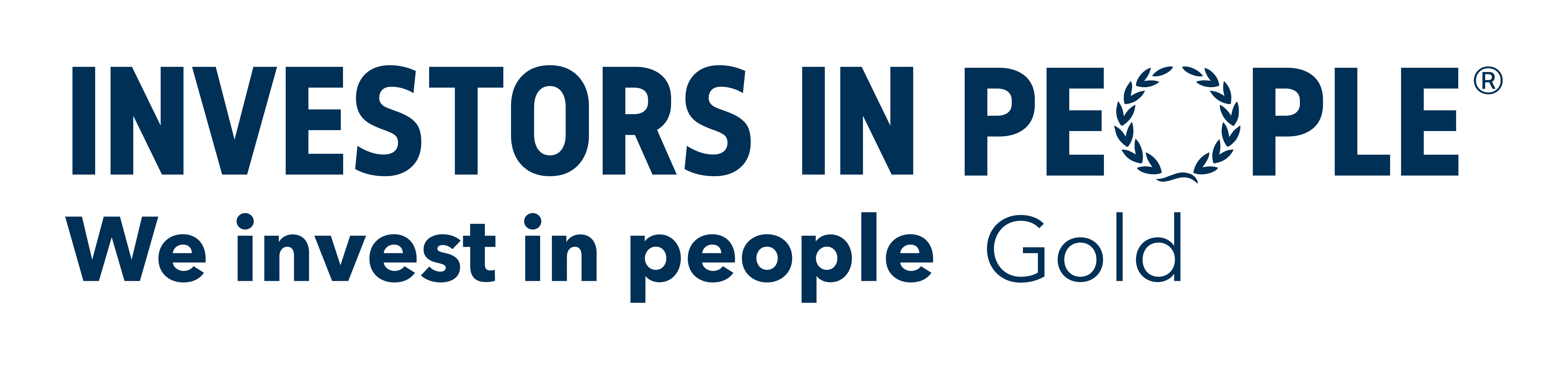 Investors in People Gold accreditation logo with the words ‘We invest in people Gold’ in dark blue text and a laurel wreath symbol Investors in People Gold accreditation logo with the words ‘We invest in people Gold’ in dark blue text and a laurel wreath symbol