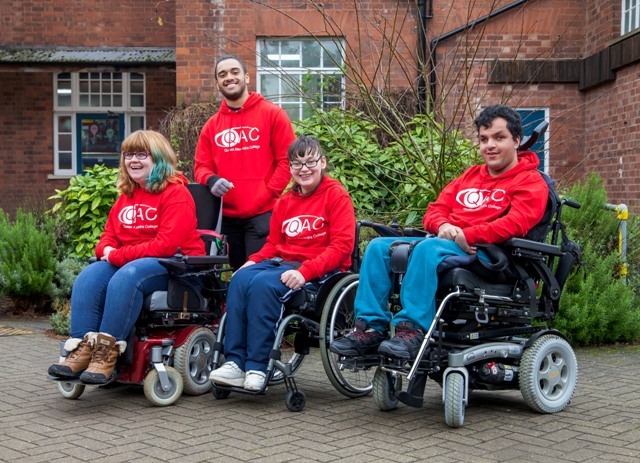 Student Ambassadors pose for a group photo