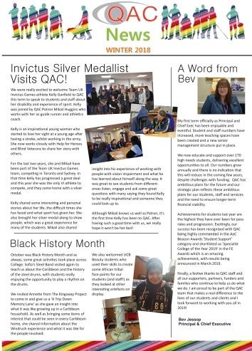 QAC Winter Newsletter 2018