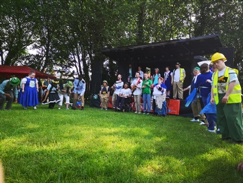 Performance participants pictured together
