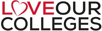 Love Our Colleges logo