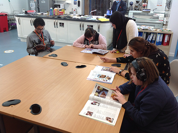 QAC Students read Baking Heaven Magazine