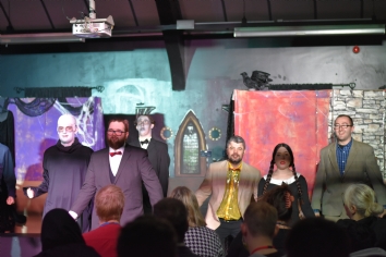 Students pictured mid performance