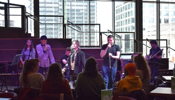 QAC Collective on stage