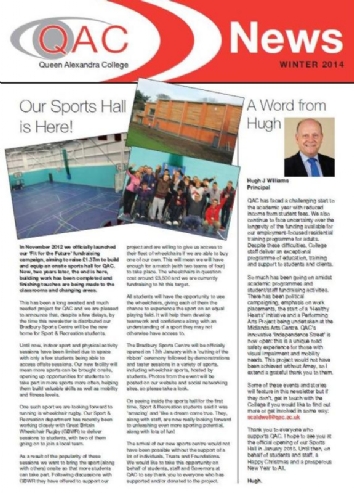 QAC Newsletter Winter 2014