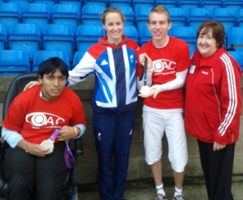 QAC students with Claire Cashmore
