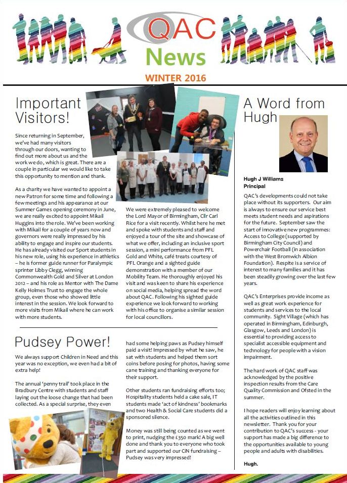 QAC Winter Newsletter 2016