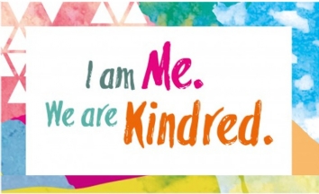 I am Me. We are Kindred. Banner