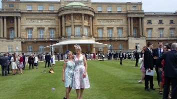 Debbie and Mel at DofE Gold Awards