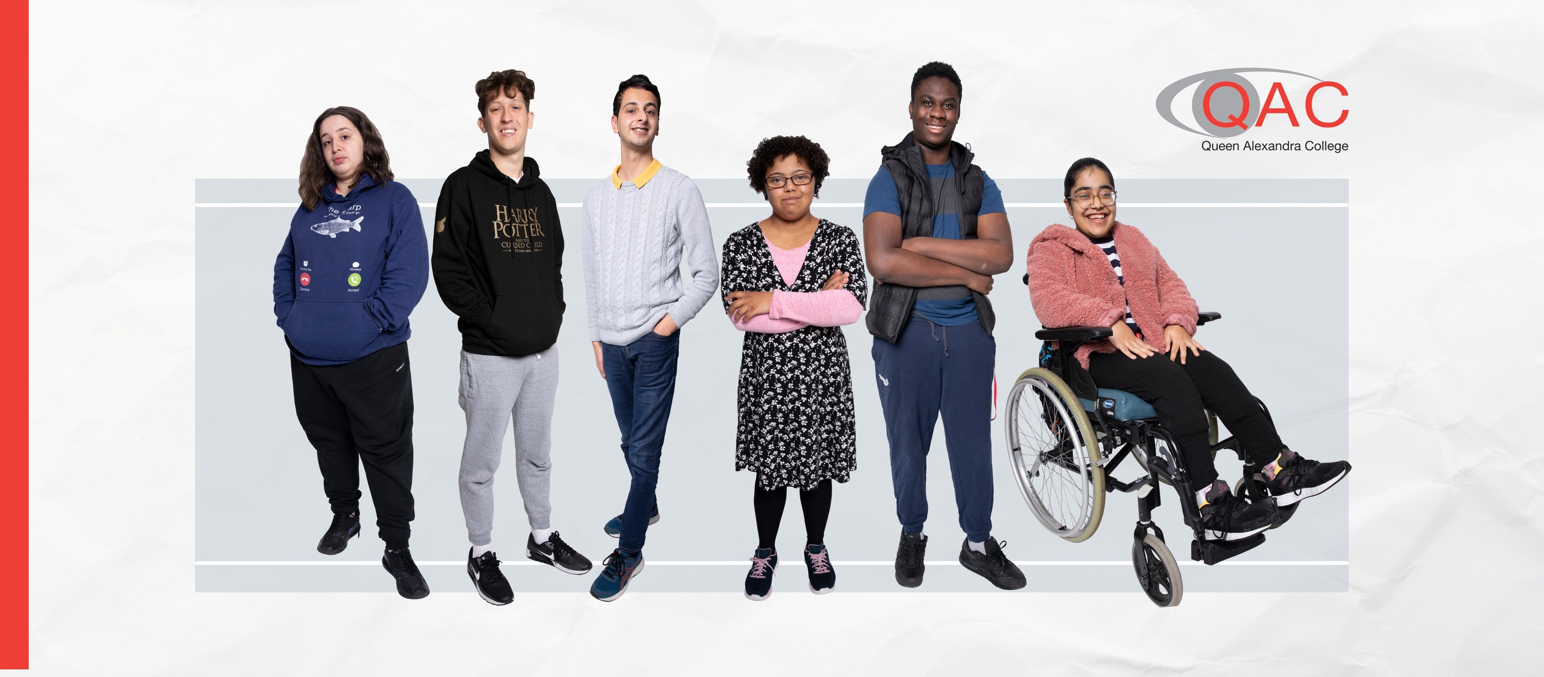 Image of students from QAC