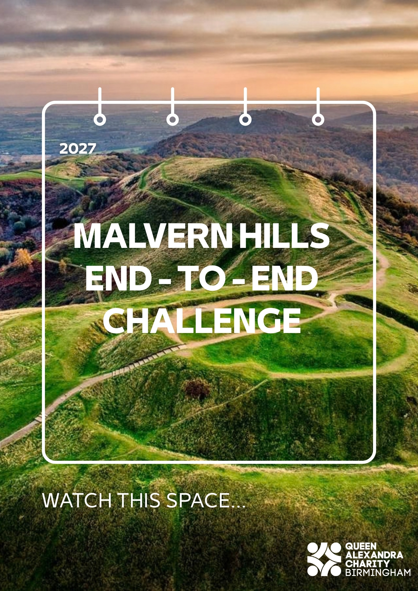 Malvern Hills end-to-end challenge coming soon... Malvern Hills end-to-end challenge poster